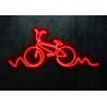 neon led silueta bici, lightsandwires