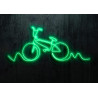 neon led silueta bici, lightsandwires