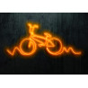neon led silueta bici, lightsandwires