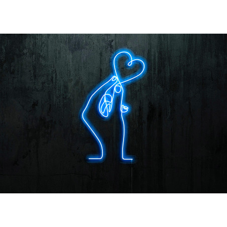 Carteles de Neón Led - Luces de neón "Sujeta el amor"