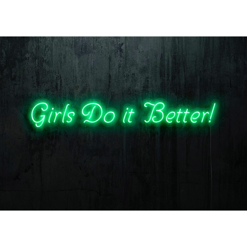 Carteles de neón LED - Luces de neón "Girls do it better"