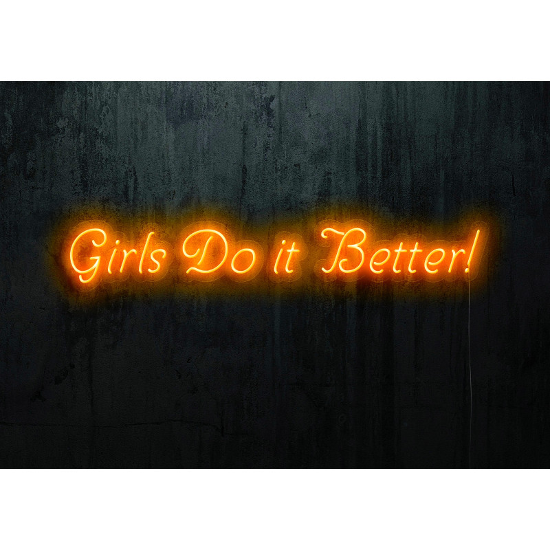 Carteles de neón LED - Luces de neón "Girls do it better"