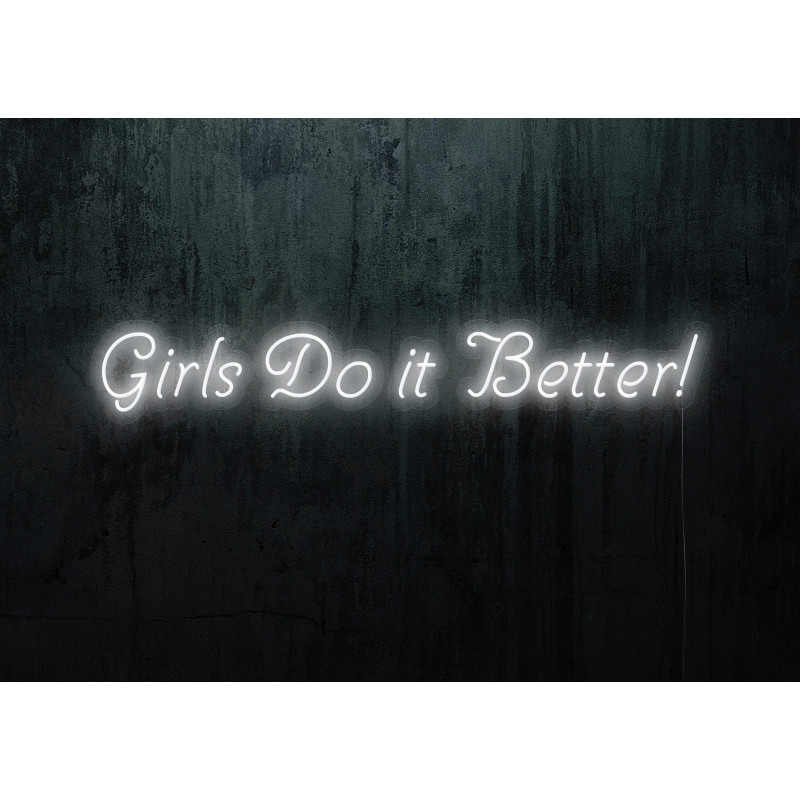 Carteles de neón LED - Luces de neón "Girls do it better"