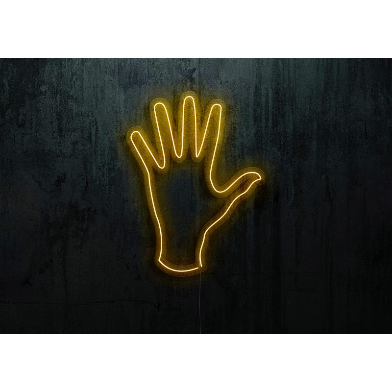 Carteles de neón LED - Luces de neón "Mano"