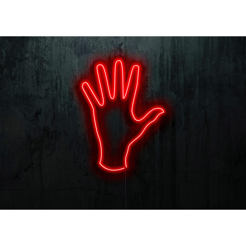 Carteles de neón LED - Luces de neón "Mano"