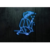 neon led diente de leon, lightsandwires
