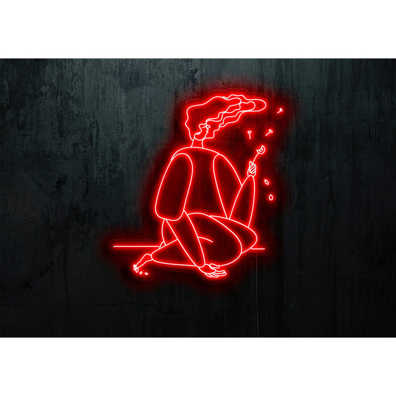 neon led diente de leon, lightsandwires
