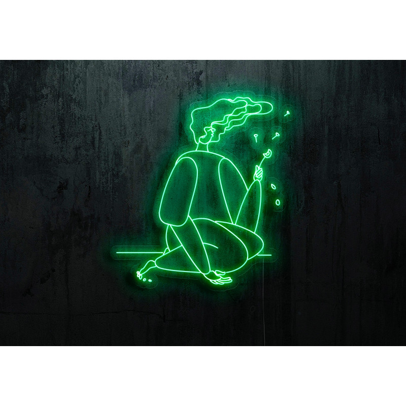 neon led diente de leon, lightsandwires