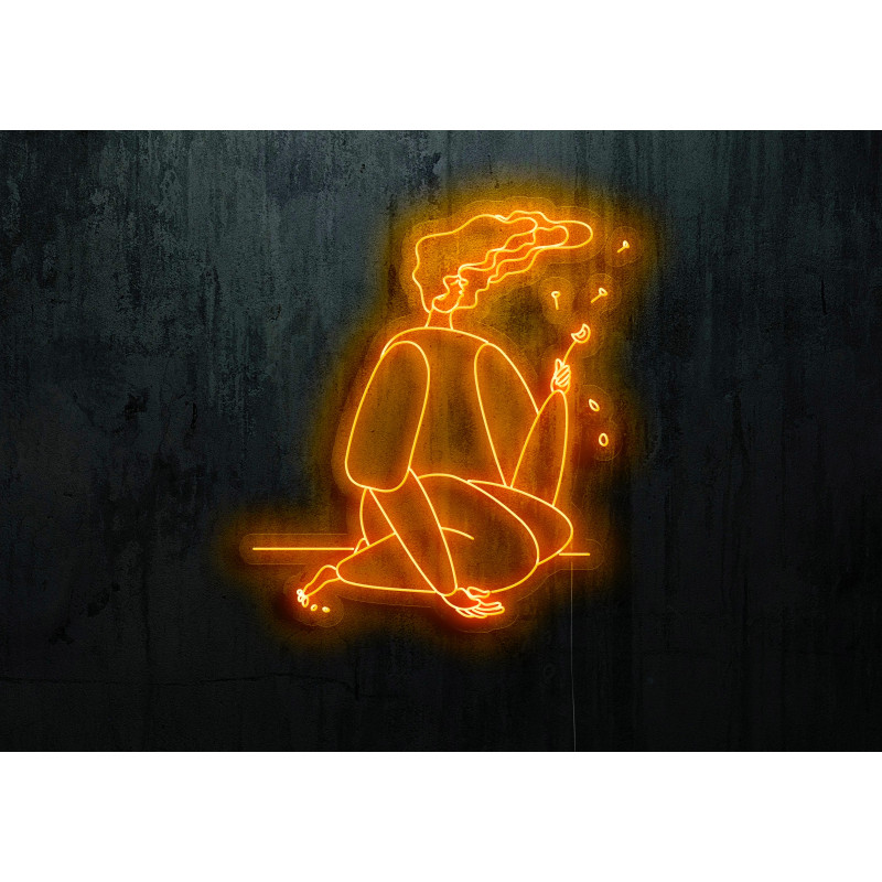neon led diente de leon, lightsandwires