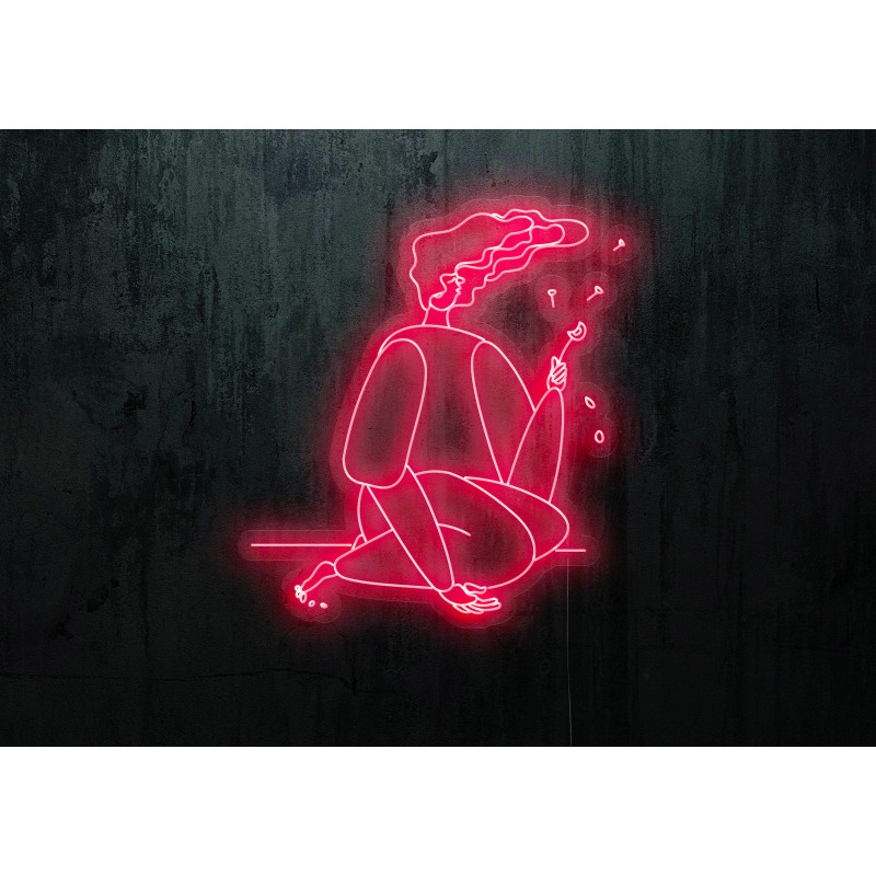 neon led diente de leon, lightsandwires
